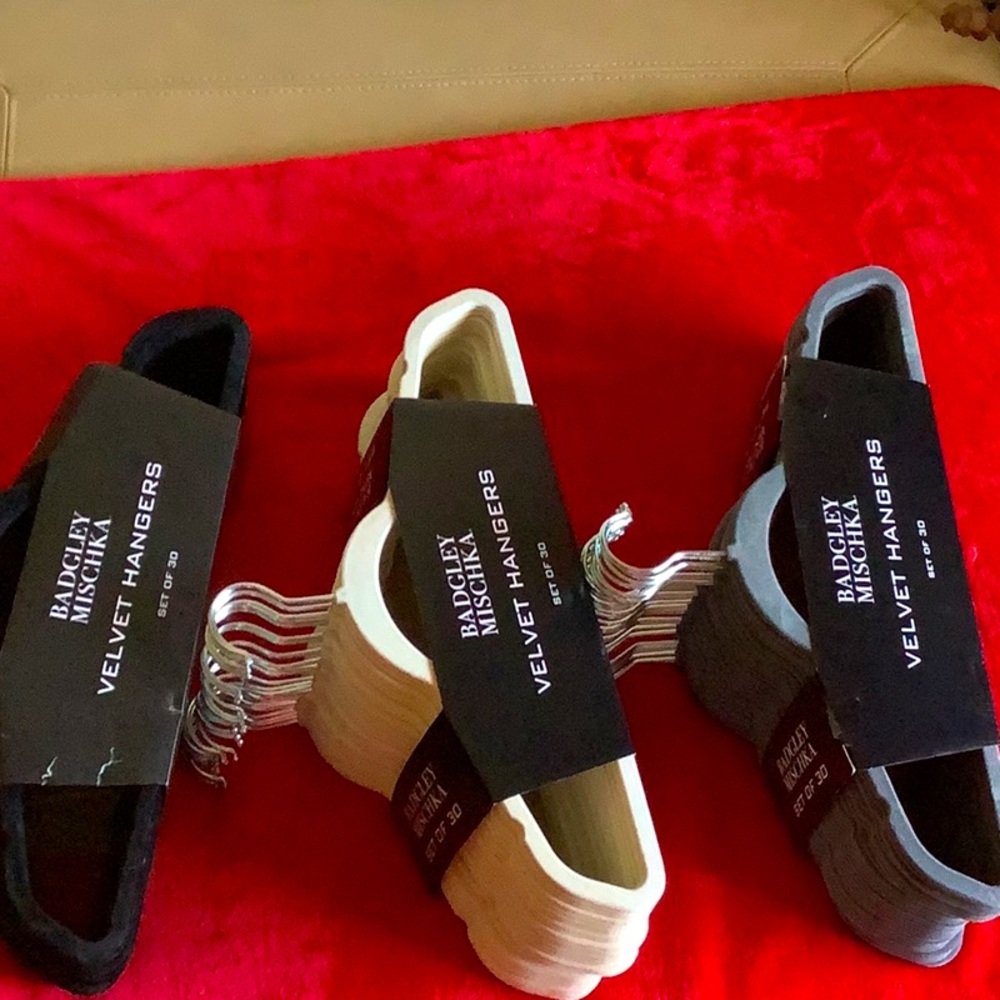 Badgley Mischka Velvet Hangers. - Picture 6 of 9
